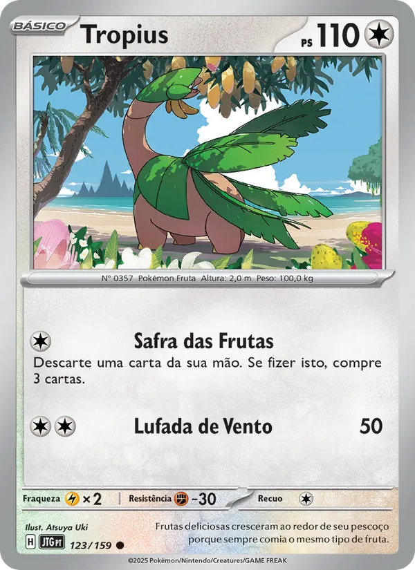 Tropius – Amigos de Jornada 123