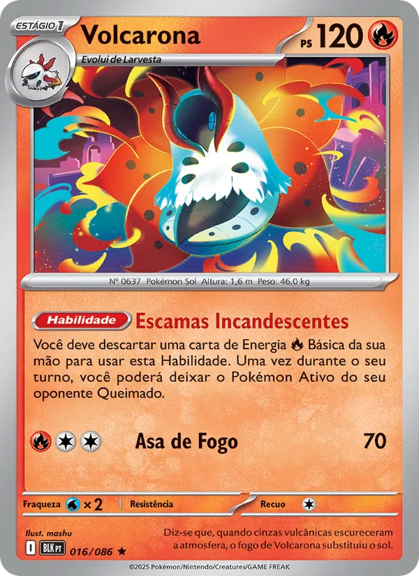 Volcarona – Raio Preto 16