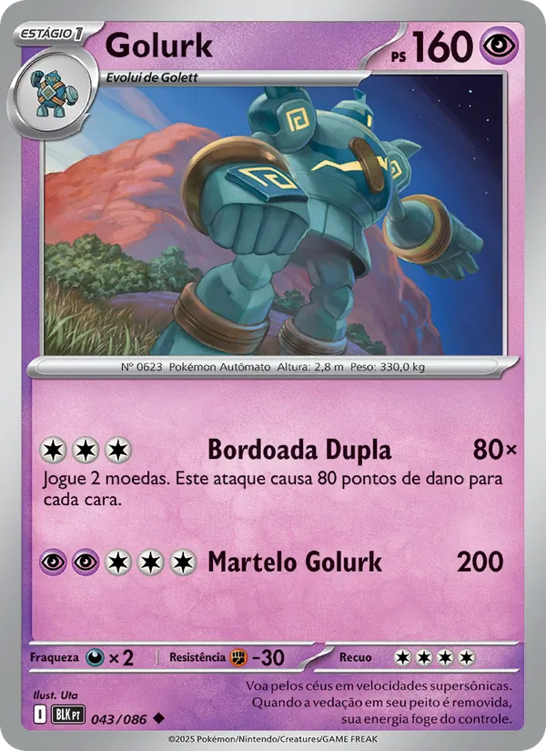 Golurk – Raio Preto 43
