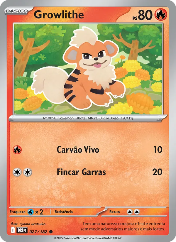 Growlithe – Rivais Predestinados 27