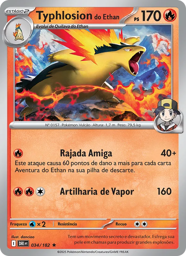 Typhlosion do Ethan – Rivais Predestinados 34