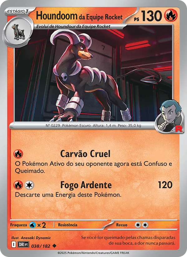 Houndoom da Equipe Rocket – Rivais Predestinados 38