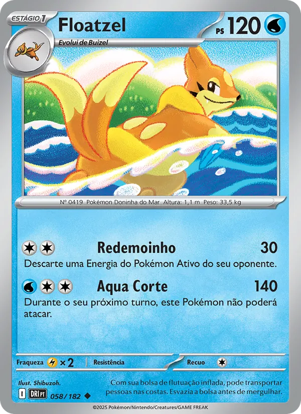 Floatzel – Rivais Predestinados 58