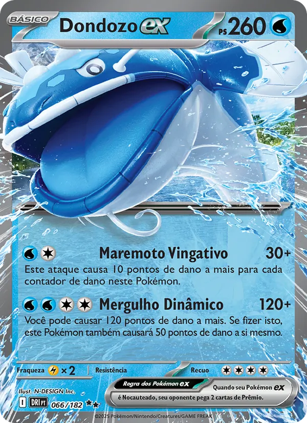 Dondozo ex – Rivais Predestinados 66