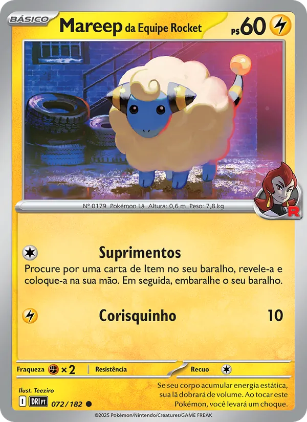 Mareep da Equipe Rocket – Rivais Predestinados 72