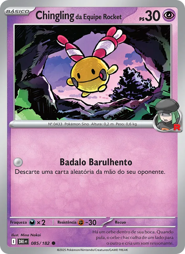 Chingling da Equipe Rocket – Rivais Predestinados 85