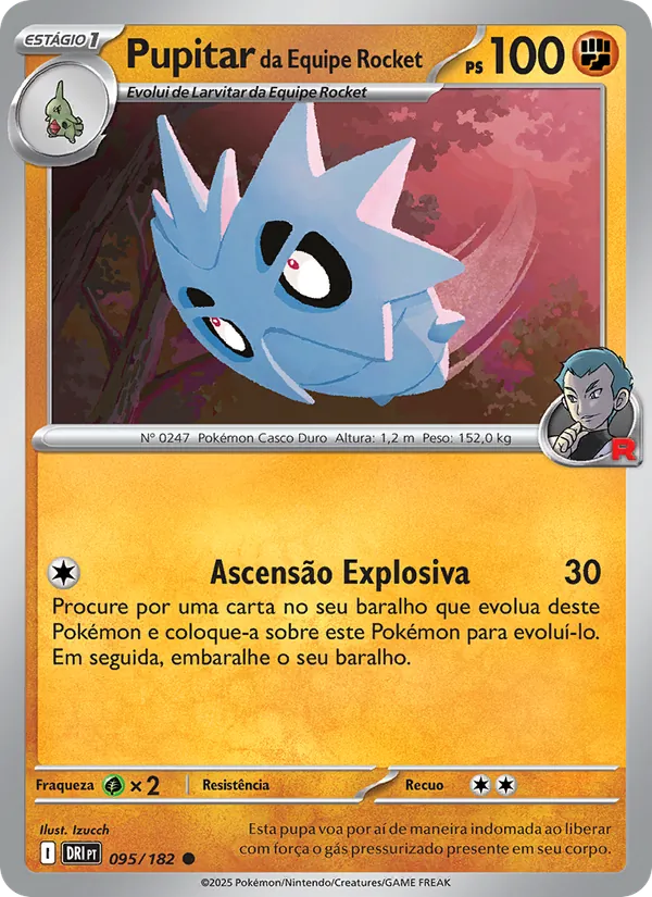 Pupitar da Equipe Rocket – Rivais Predestinados 95