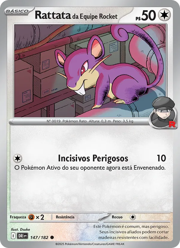Rattata da Equipe Rocket – Rivais Predestinados 147