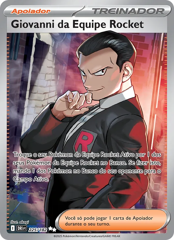Giovanni da Equipe Rocket – Rivais Predestinados 225