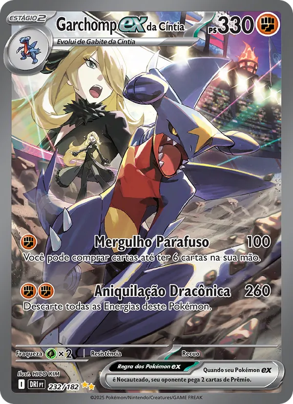 Garchomp ex da Cíntia – Rivais Predestinados 232