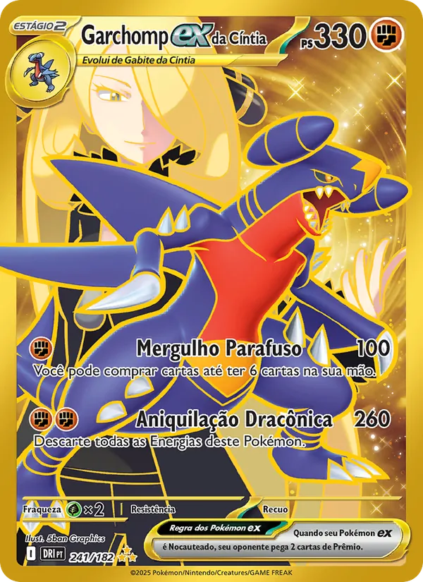 Garchomp ex da Cíntia – Rivais Predestinados 241