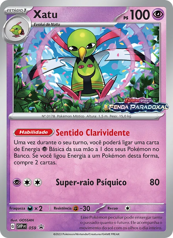 Xatu – SVP Black Star Promos 59