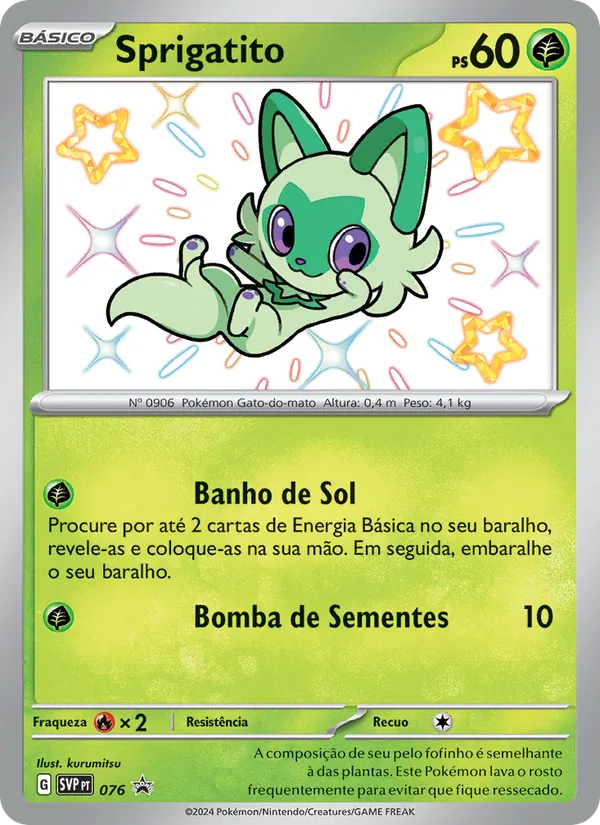 Sprigatito – SVP Black Star Promos 76