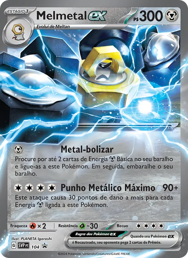Melmetal ex – SVP Black Star Promos 104