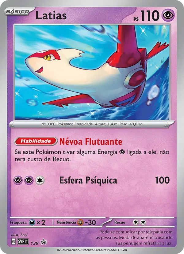 Latias – SVP Black Star Promos 139