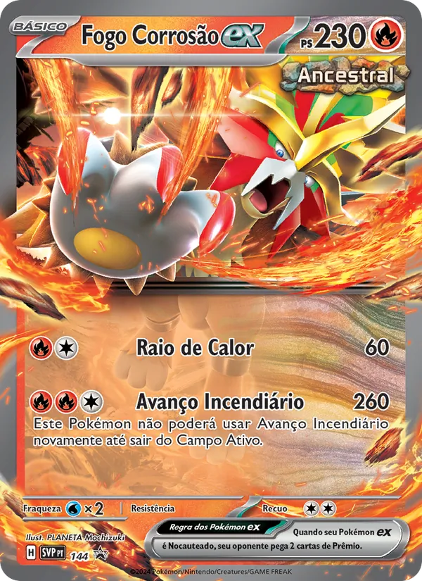 Fogo Corrosão ex – SVP Black Star Promos 144