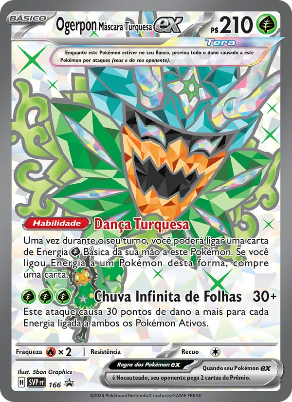Ogerpon Máscara Turquesa ex – SVP Black Star Promos 166