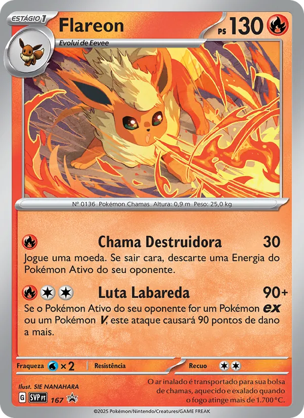 Flareon – SVP Black Star Promos 167