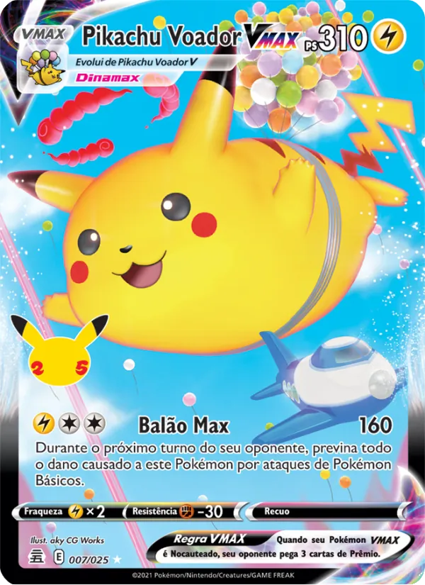 Pikachu Voador VMAX – Celebrações 7