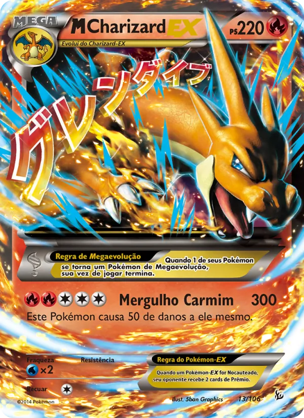 M-Charizard EX – Flash de Fogo 13