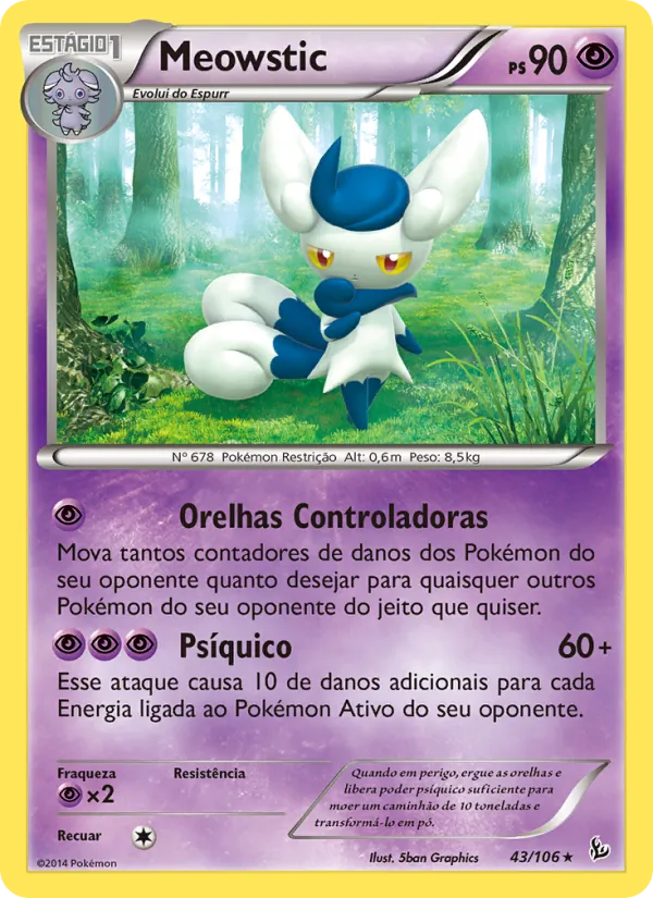 Meowstic – Flash de Fogo 43