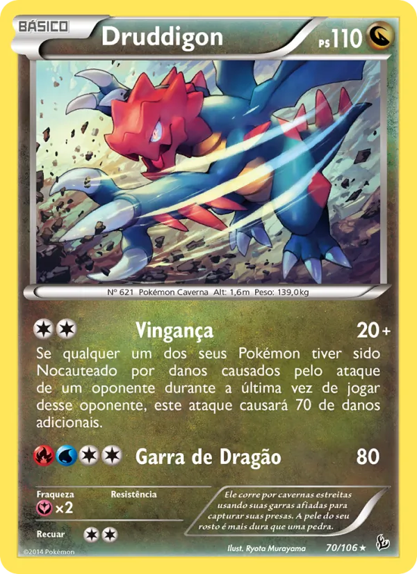 Druddigon – Flash de Fogo 70