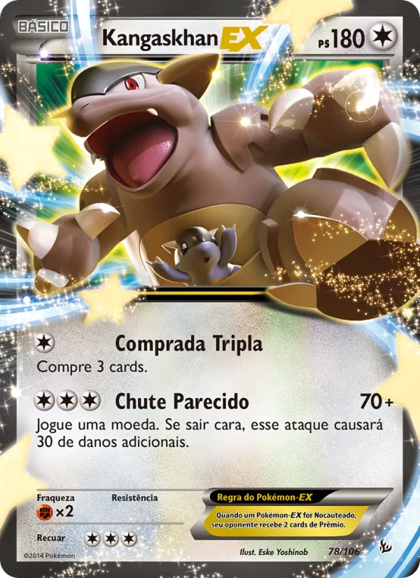 Kangaskhan EX – Flash de Fogo 78