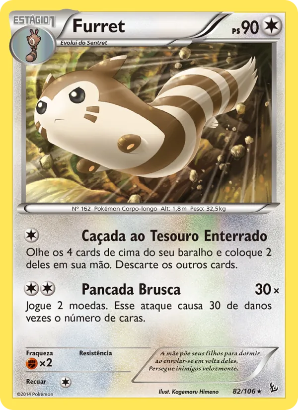 Furret – Flash de Fogo 82