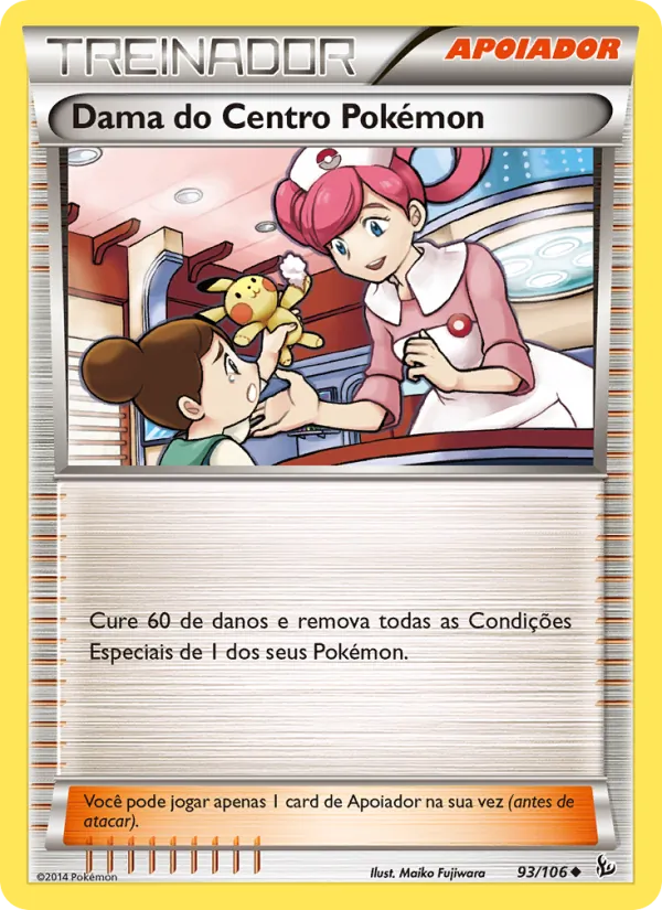 Dama do Centro Pokémon – Flash de Fogo 93