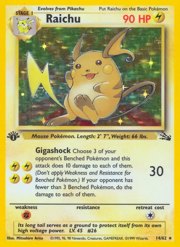 Raichu – Fossil 14