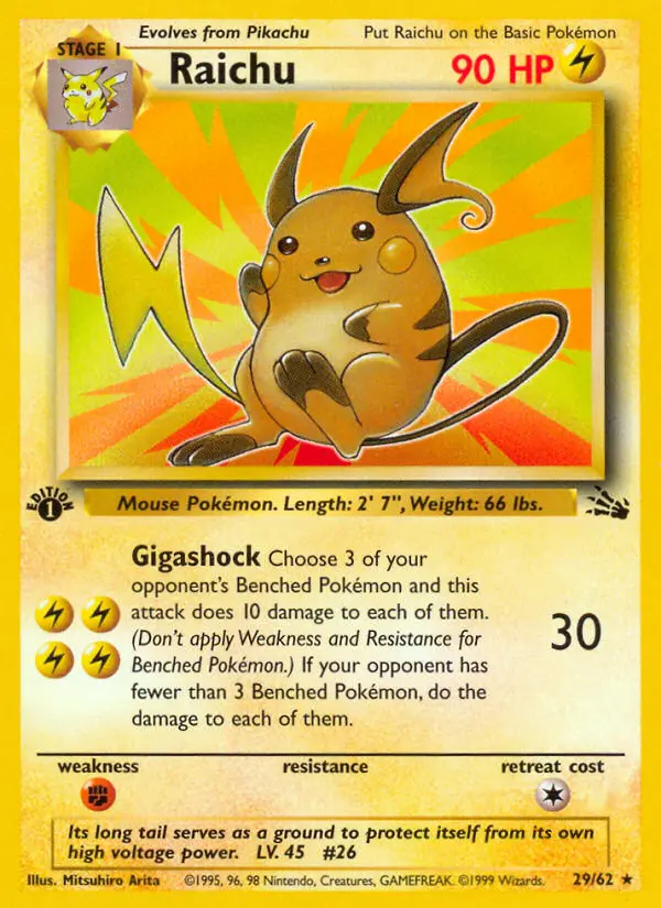 Raichu – Fossil 29