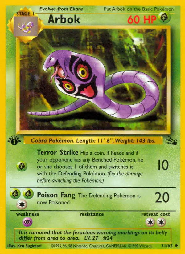 Arbok – Fossil 31