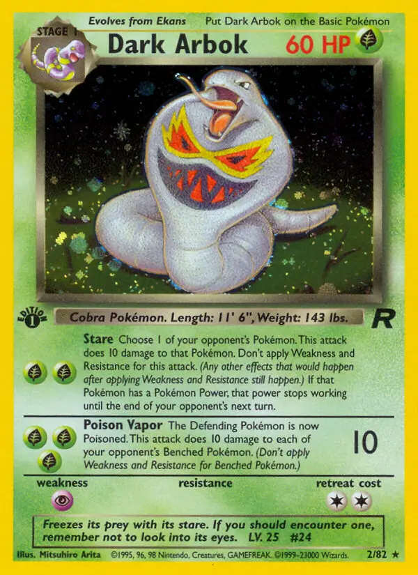 Dunkles Arbok – Team Rocket 2