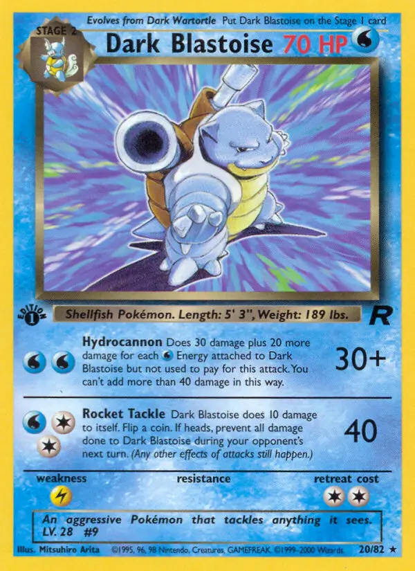 Dunkles Turtok – Team Rocket 20