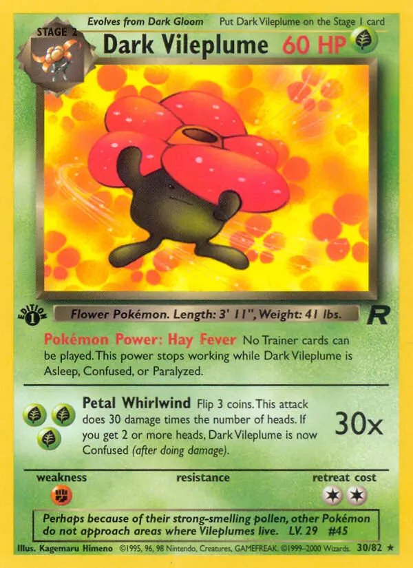 Dunkles Giflor – Team Rocket 30