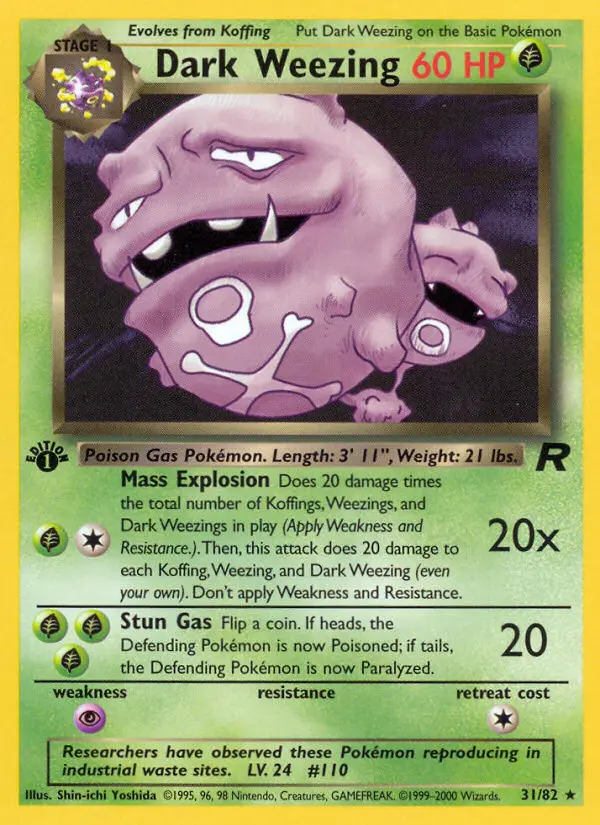 Dunkles Smogmog – Team Rocket 31