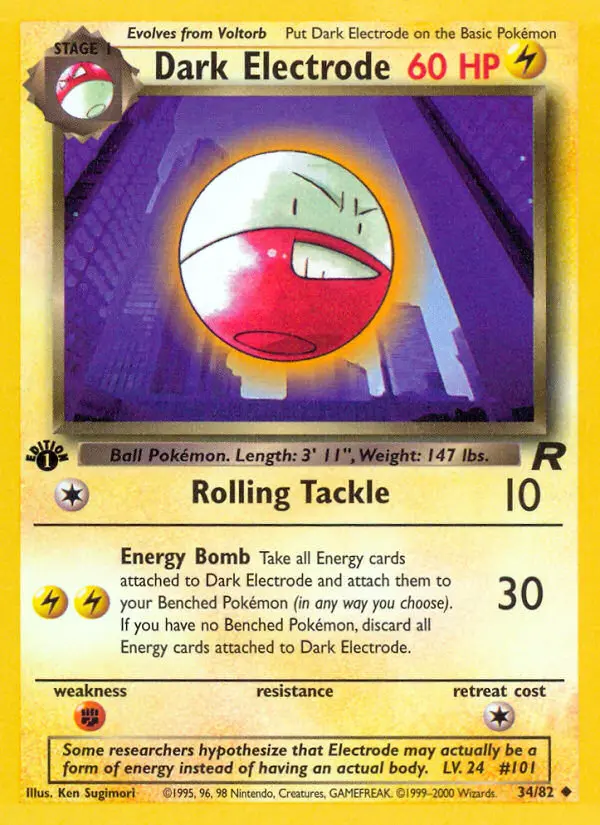 Dunkles Lektrobal – Team Rocket 34