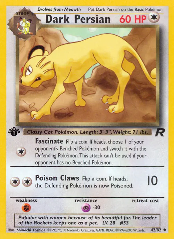 Dunkles Snobilikat – Team Rocket 42