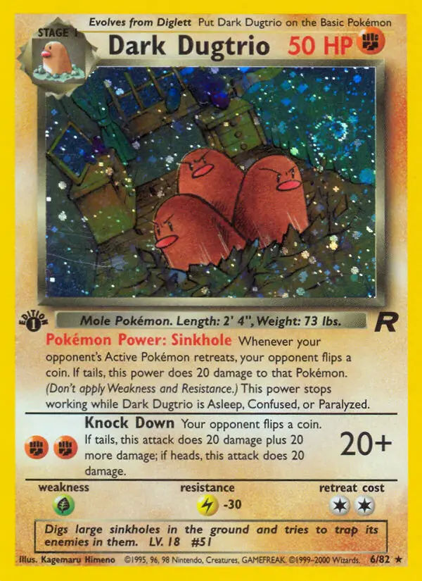 Dunkles Digdri – Team Rocket 6