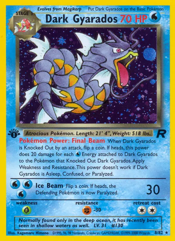 Dunkles Garados – Team Rocket 8