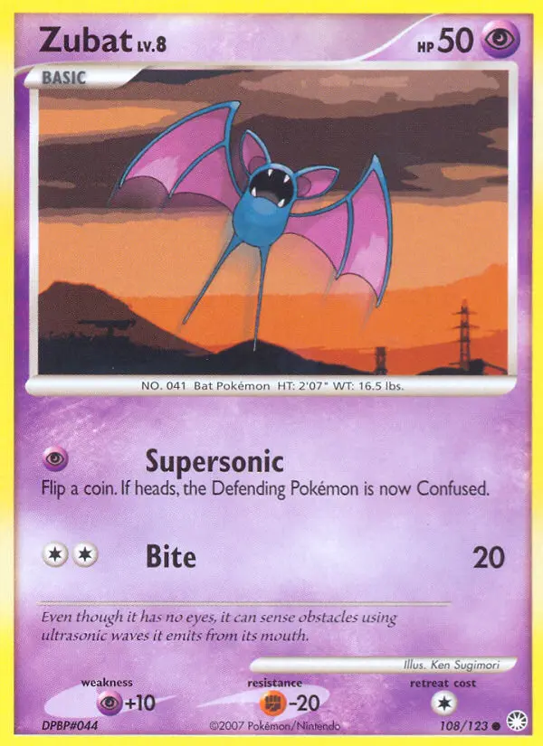 Zubat – Geheimnisvolle Schätze 108