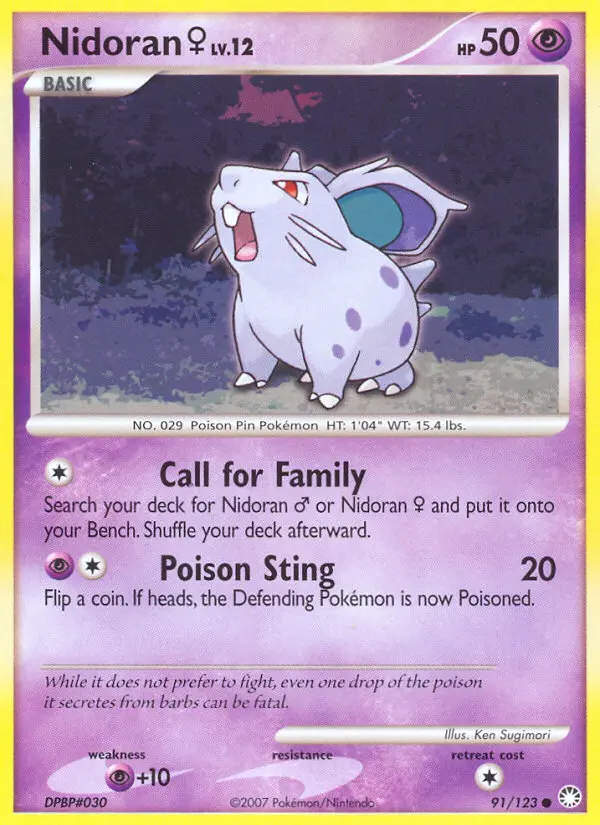 Nidoran w – Geheimnisvolle Schätze 91