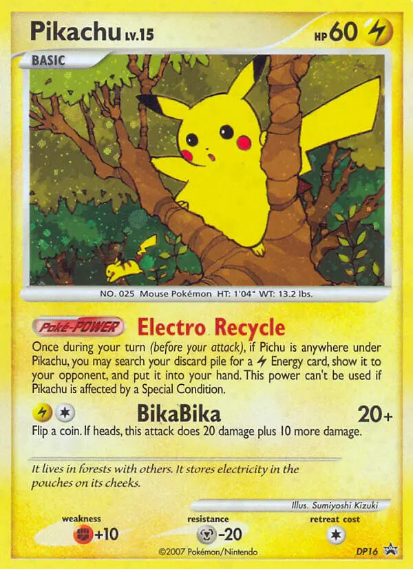 Pikachu – Promo DP DP16