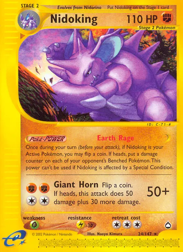 Nidoking – Aquapolis 24
