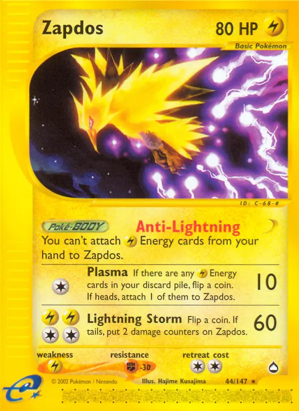 Zapdos – Aquapolis 44