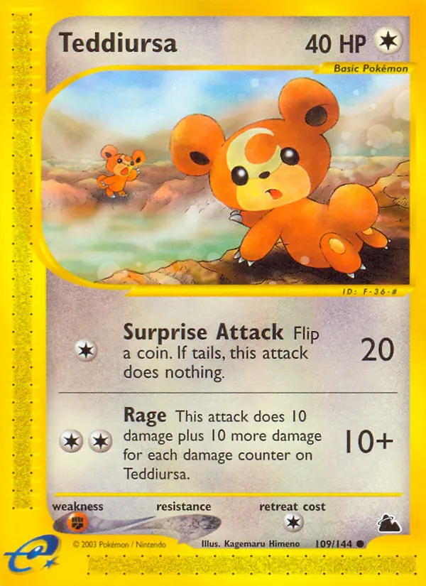 Teddiursa – Skyridge 109