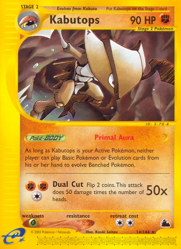 Kabutops – Skyridge 14