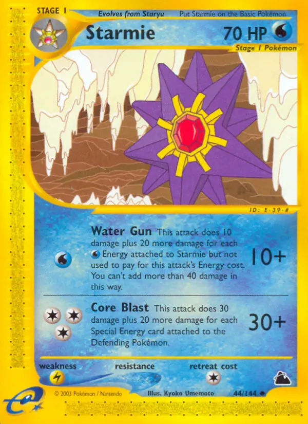 Starmie – Skyridge 44