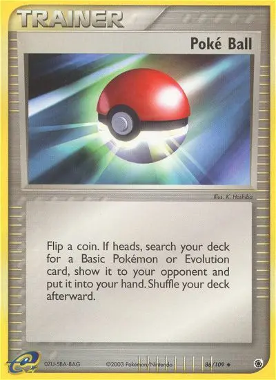 Poké Ball – EX Rubin & Saphir 86