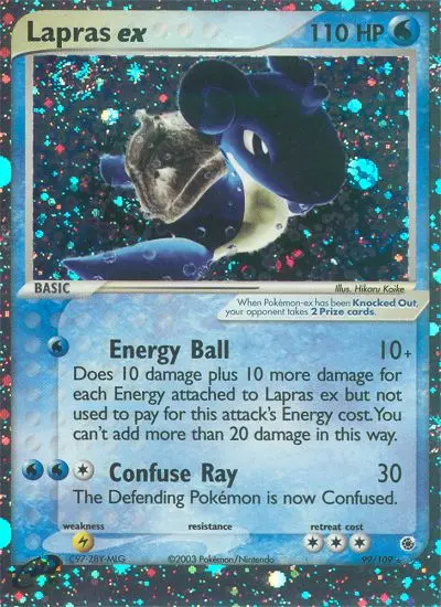 Lapras-ex – EX Rubin & Saphir 99